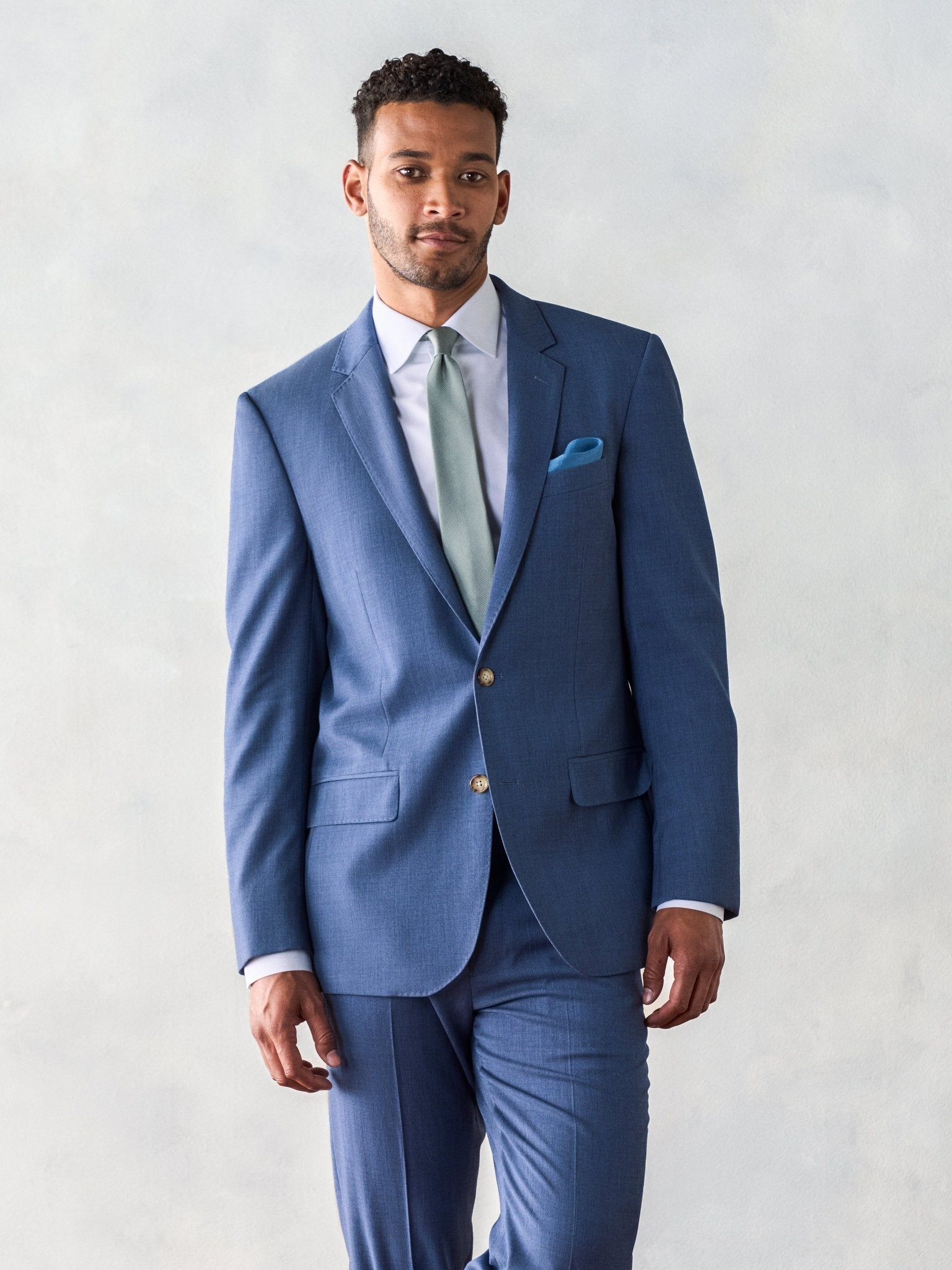 Light Blue Suit Outfit