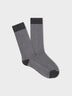 Light Grey Herringbone Dress Sock