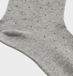 Light Grey Pindot Dress Sock - The Black Tux