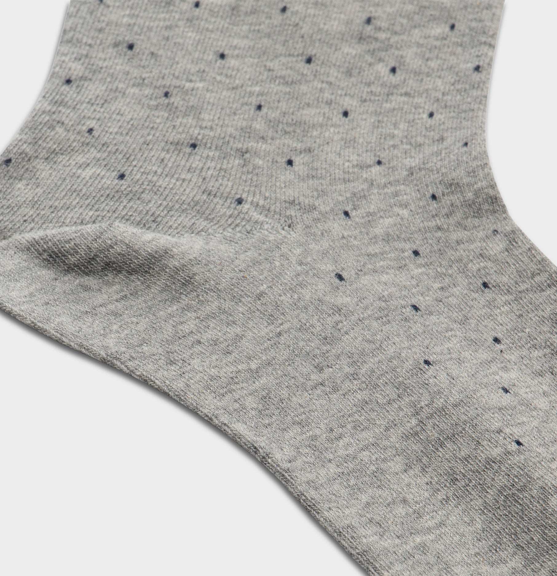 Light Grey Pindot Dress Sock - The Black Tux