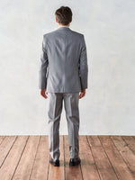 Light Grey Suit Jacket Home Try - On - The Black Tux