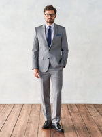 Light Grey Suit Outfit - The Black Tux