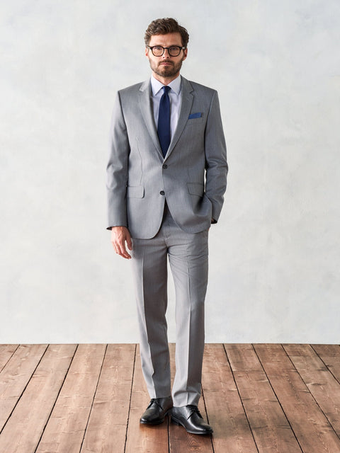 Light Grey Suit Outfit