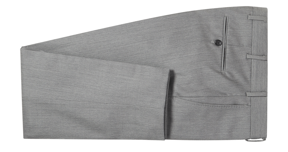 Light Grey Suit Pants - Classic - The Black Tux