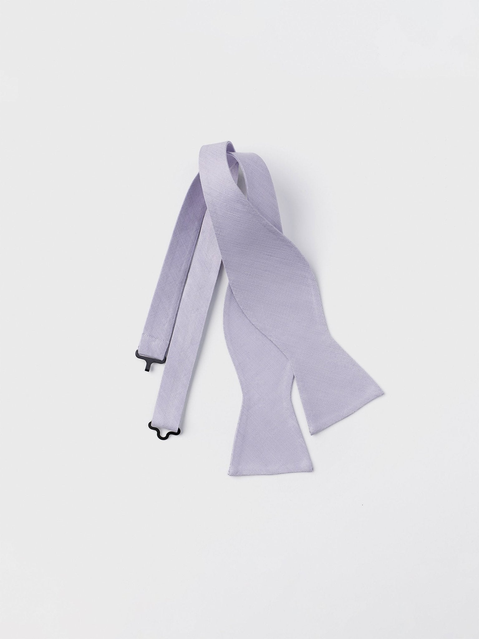 Lilac Linen/Silk Bow Tie - The Black Tux