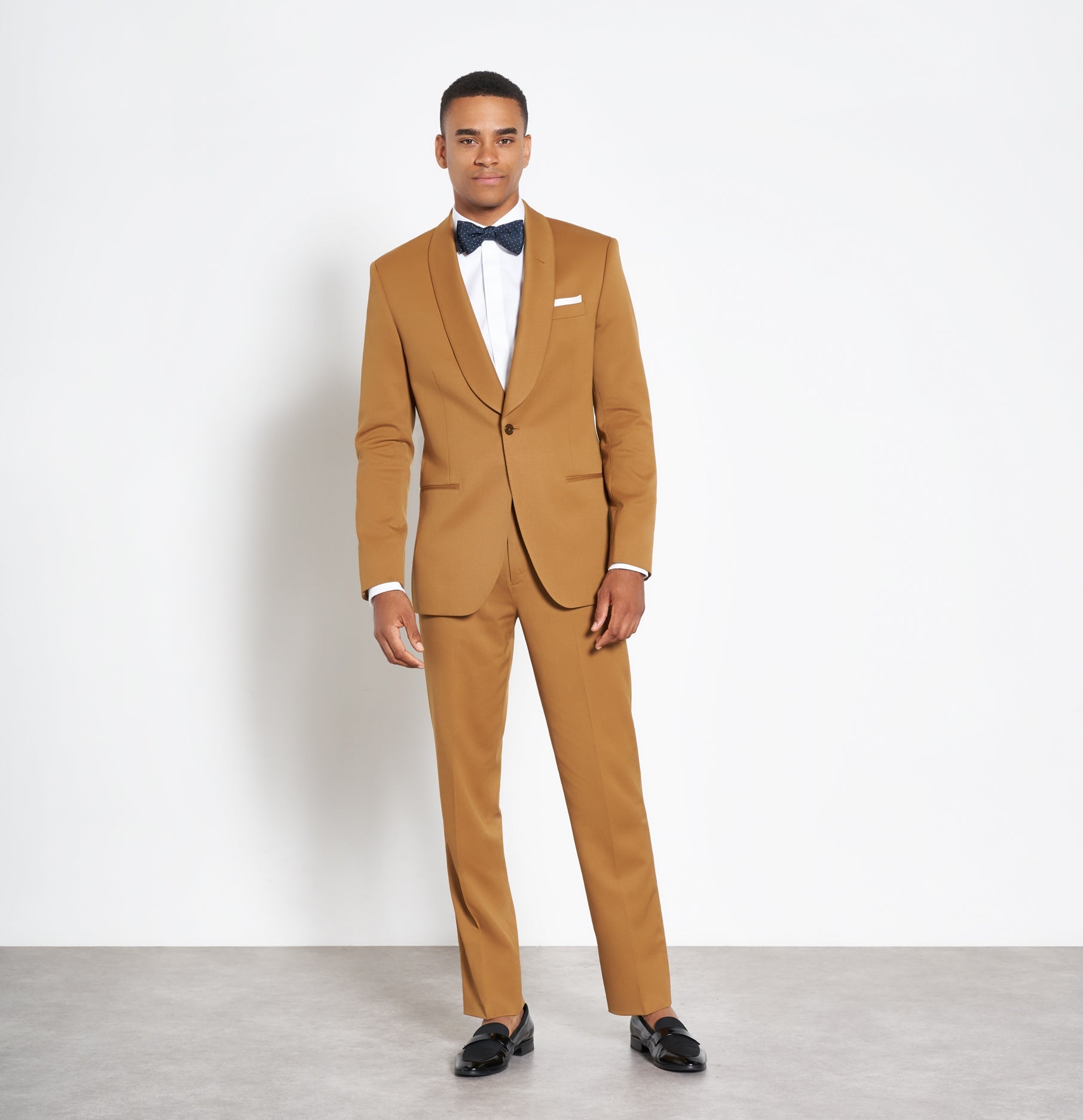 Marigold Shawl Tuxedo Jacket Home Try - On - The Black Tux