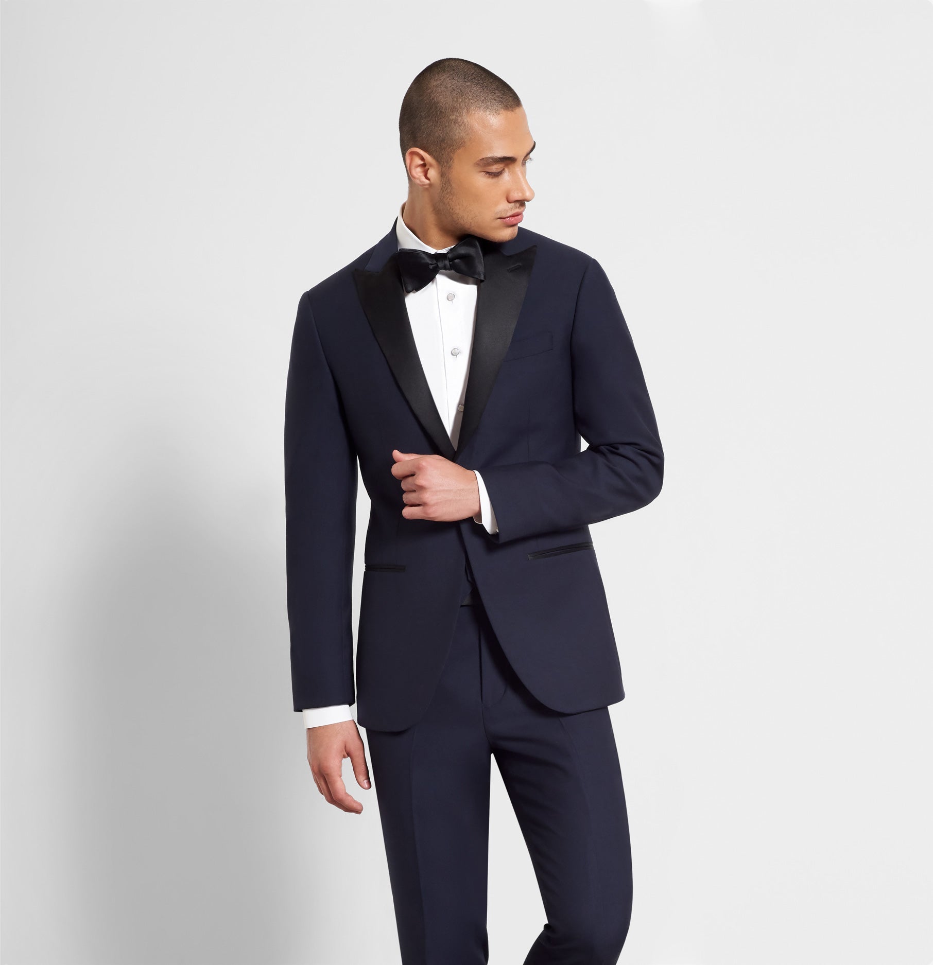 blue dress for baby girl Midnight Blue Tuxedo | Rent or Buy