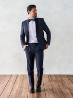 Midnight Shawl Tuxedo Jacket Home Try - On - The Black Tux