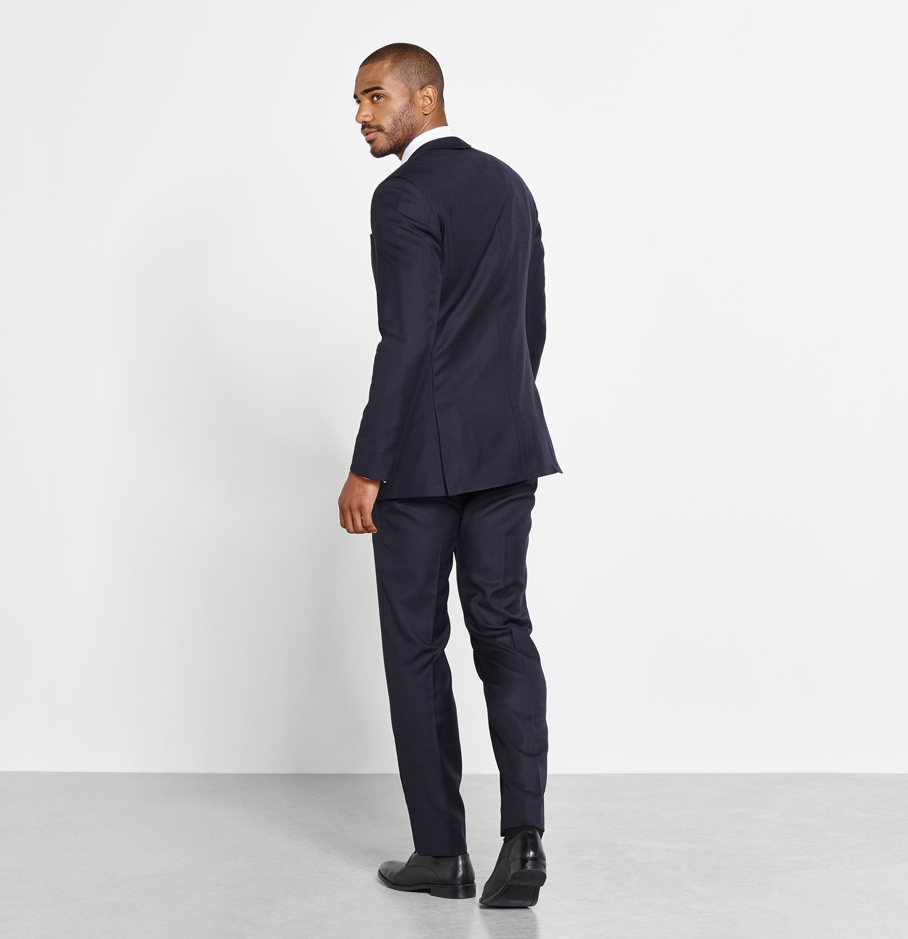 Navy Blue Suit Outfit - The Black Tux