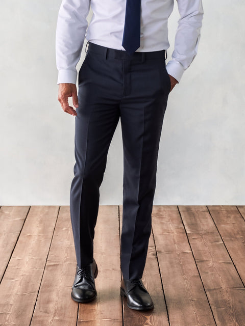 Navy Blue Suit Pants