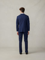 Navy Seersucker Suit | The Black Tux