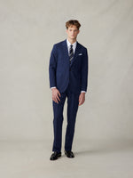 Navy Seersucker Suit | The Black Tux