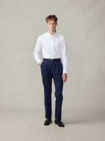 Navy Seersucker Suit | The Black Tux