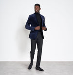 Ocean Velvet Shawl Tuxedo Jacket - The Black Tux