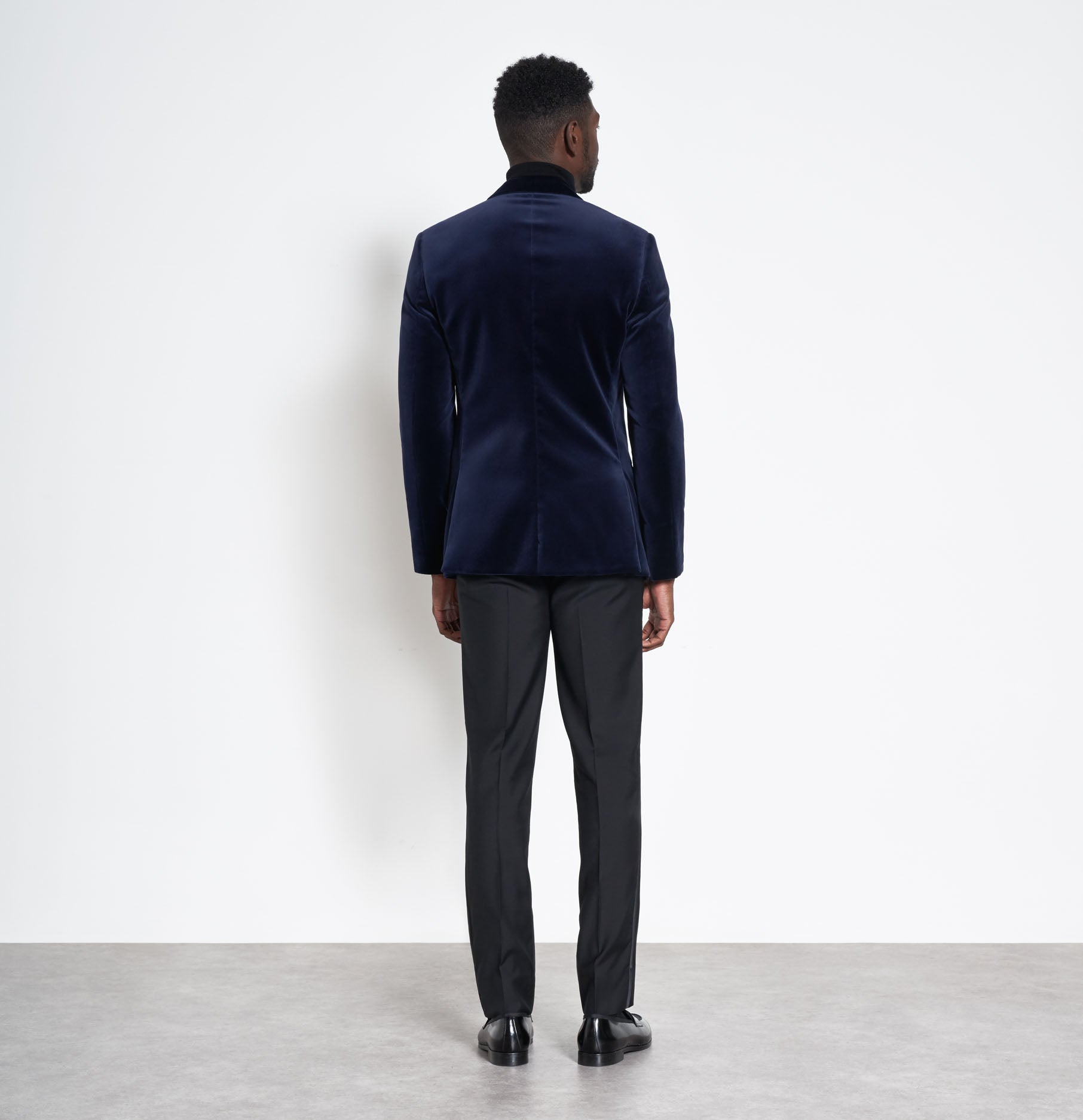 Ocean Velvet Shawl Tuxedo Jacket - The Black Tux