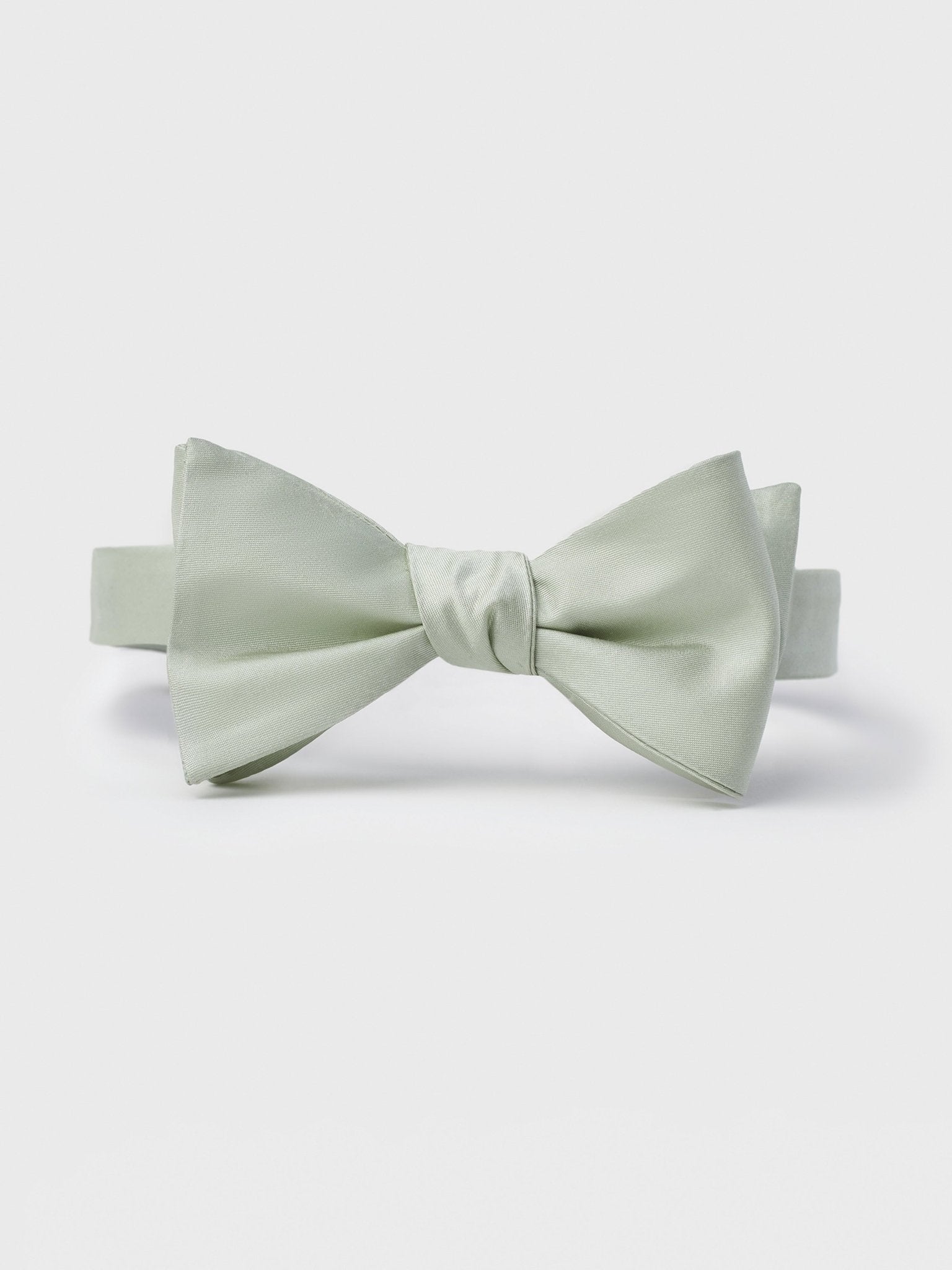 Pale Seafoam Butterfly Bow Tie - The Black Tux
