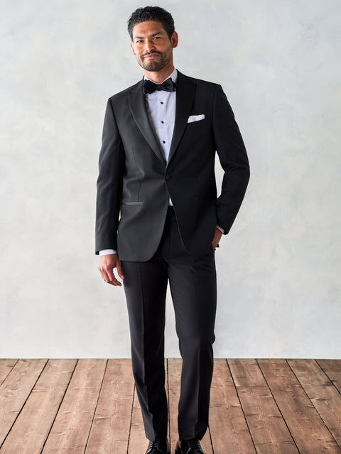 Peak Lapel Tuxedo Home Try-On