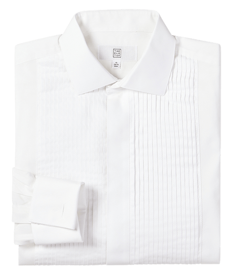 Slim Pleated Point Collar Dress Shirts | The Black Tux Slim Pleated Point Collar Dress Shirts | The Black Tux
