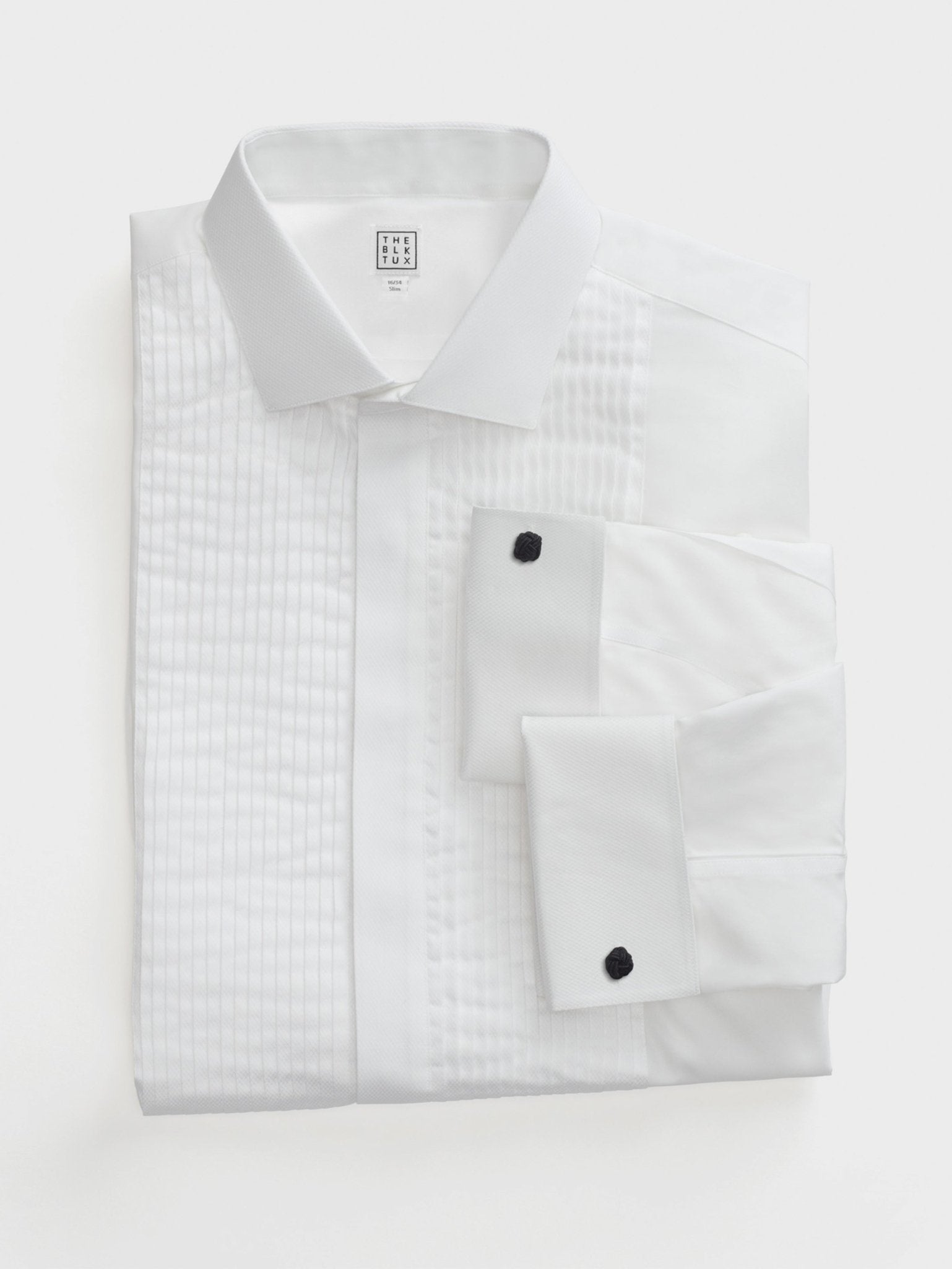Pleated Point Collar Shirt - Classic Formalwear