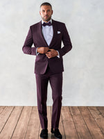 Plum Tuxedo Pants - Classic - The Black Tux