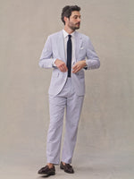 Blue & White Seersucker Suit
