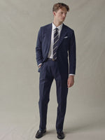 Navy Seersucker Suit
