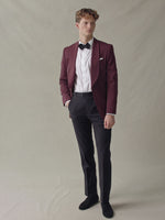 Burgundy Shawl Jacket Tuxedo