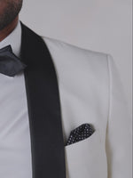 Contrast Shawl Jacket Tuxedo