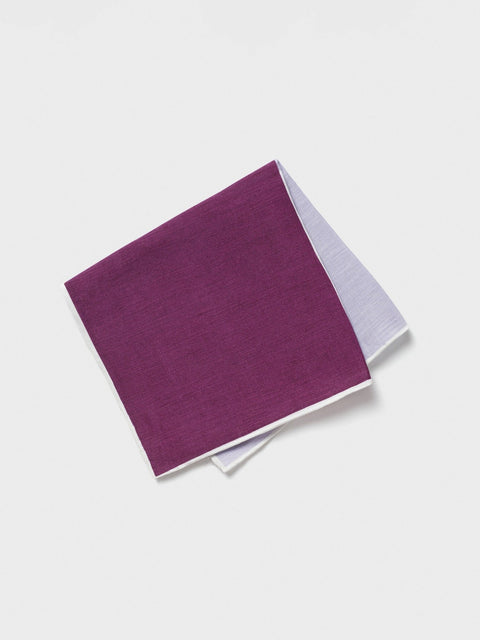 Purple Quad Pocket Square