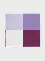 Purple Quad Pocket Square - The Black Tux