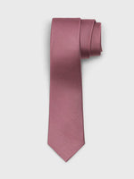 Raspberry Silk Necktie - The Black Tux
