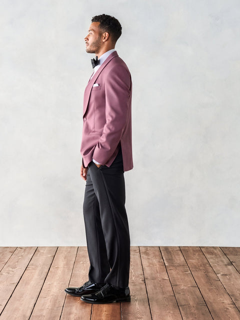 Rose Shawl Collar Tuxedo Jacket