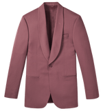 Rose Shawl Collar Tuxedo Jacket Home Try - On - The Black Tux
