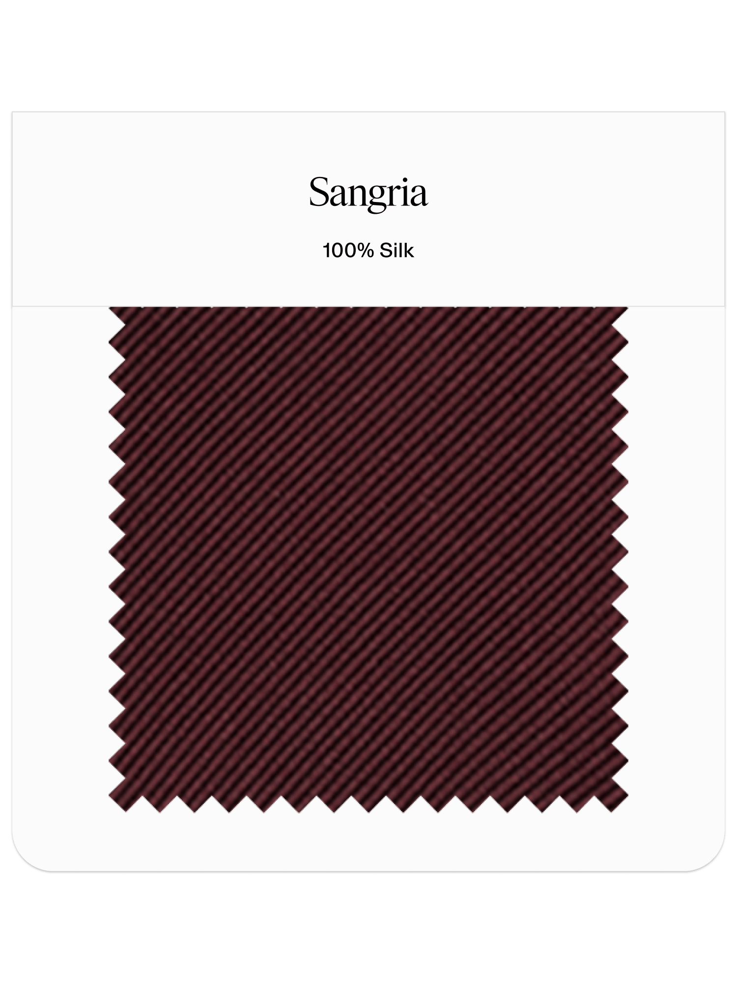 Sangria Neckwear Swatch - The Black Tux