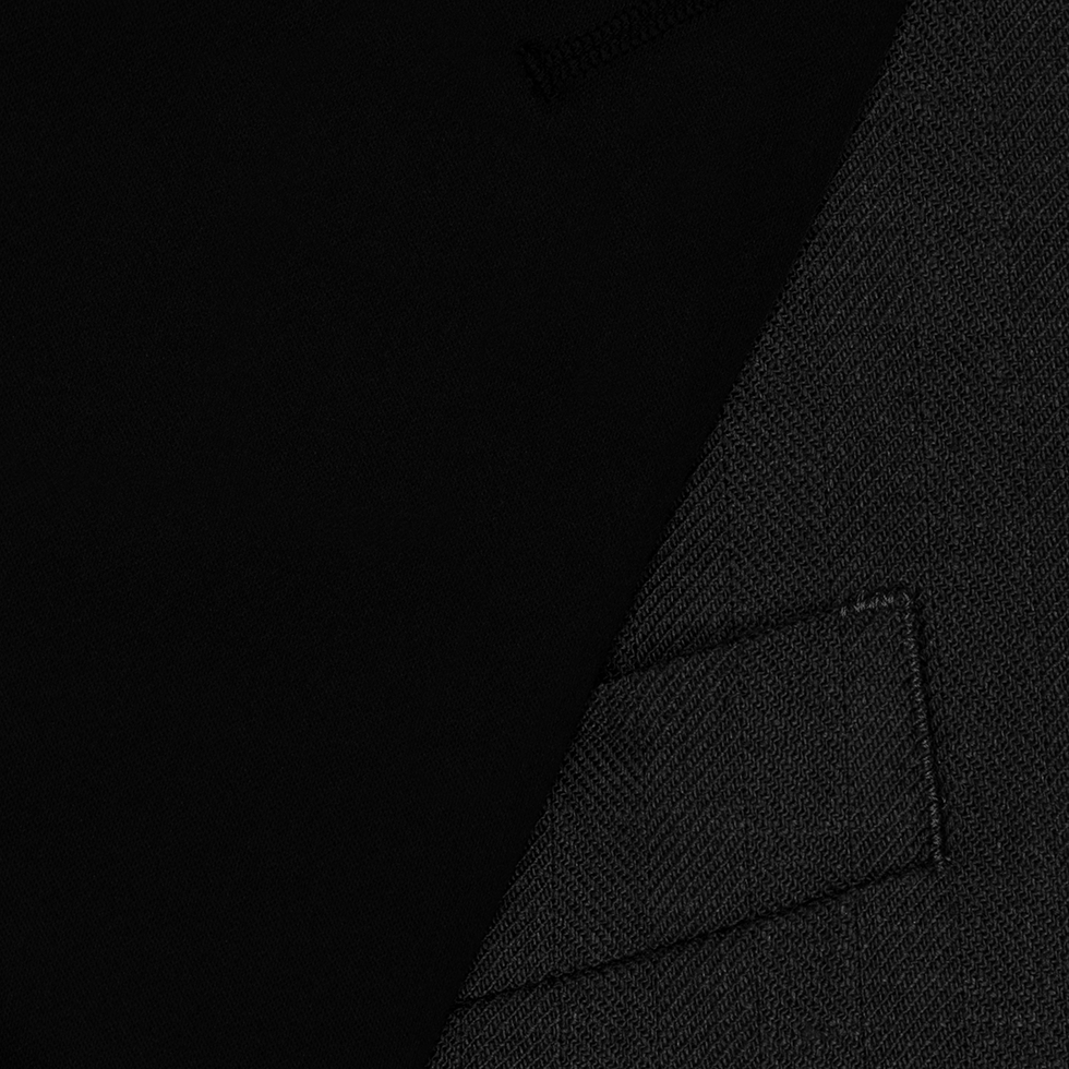Shadow Black Linen Tuxedo Jacket - The Black Tux