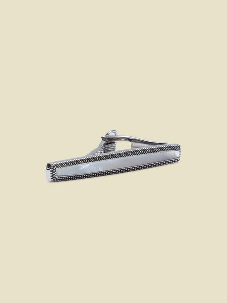 ザ・リバー・ボックス～THE TIES THAT BIND:THE . Mother of Pearl Tie Bar for Wedding Accessories | The Black Tux