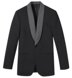 Silver Shawl Black Tuxedo Jacket - The Black Tux