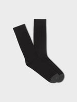 Solid Black Dress Sock - The Black Tux