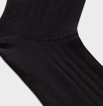 Solid Black Dress Sock - The Black Tux