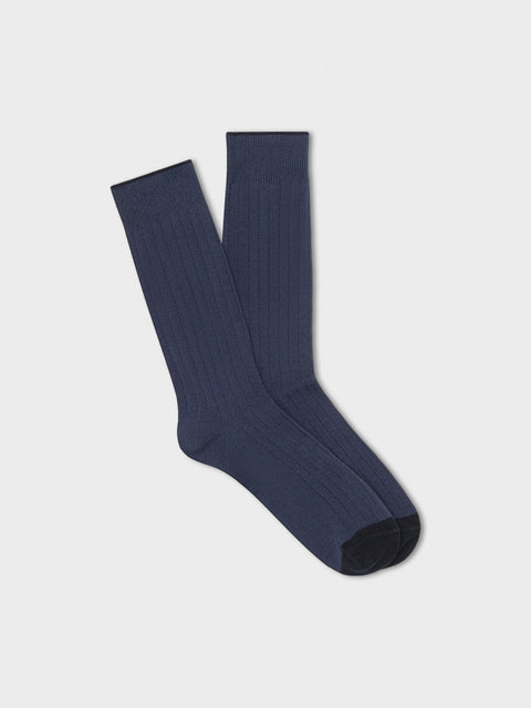 The Black Tux Solid Dress Sock In Blue The Black Tux Solid Dress Sock In Blue