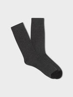 The Black Tux Solid Charcoal Dress Sock In Grey | Cotton/Elastane The Black Tux Solid Charcoal Dress Sock In Grey | Cotton/Elastane