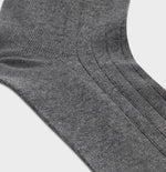 Solid Grey Dress Sock - The Black Tux