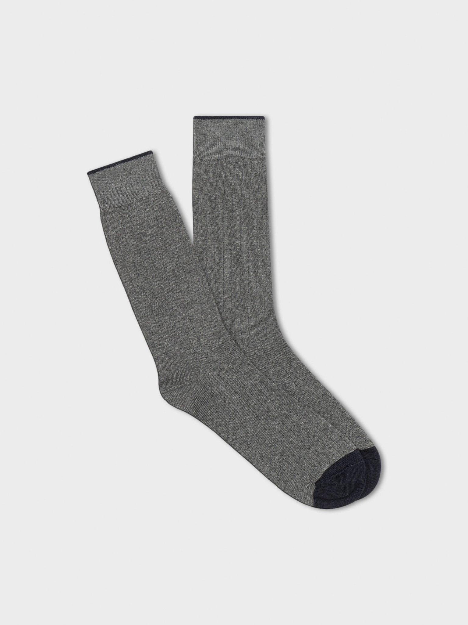 Solid Grey Dress Sock - The Black Tux