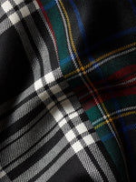 Split Tartan Tuxedo Jacket - The Black Tux