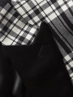 Split Tartan Tuxedo Jacket - The Black Tux