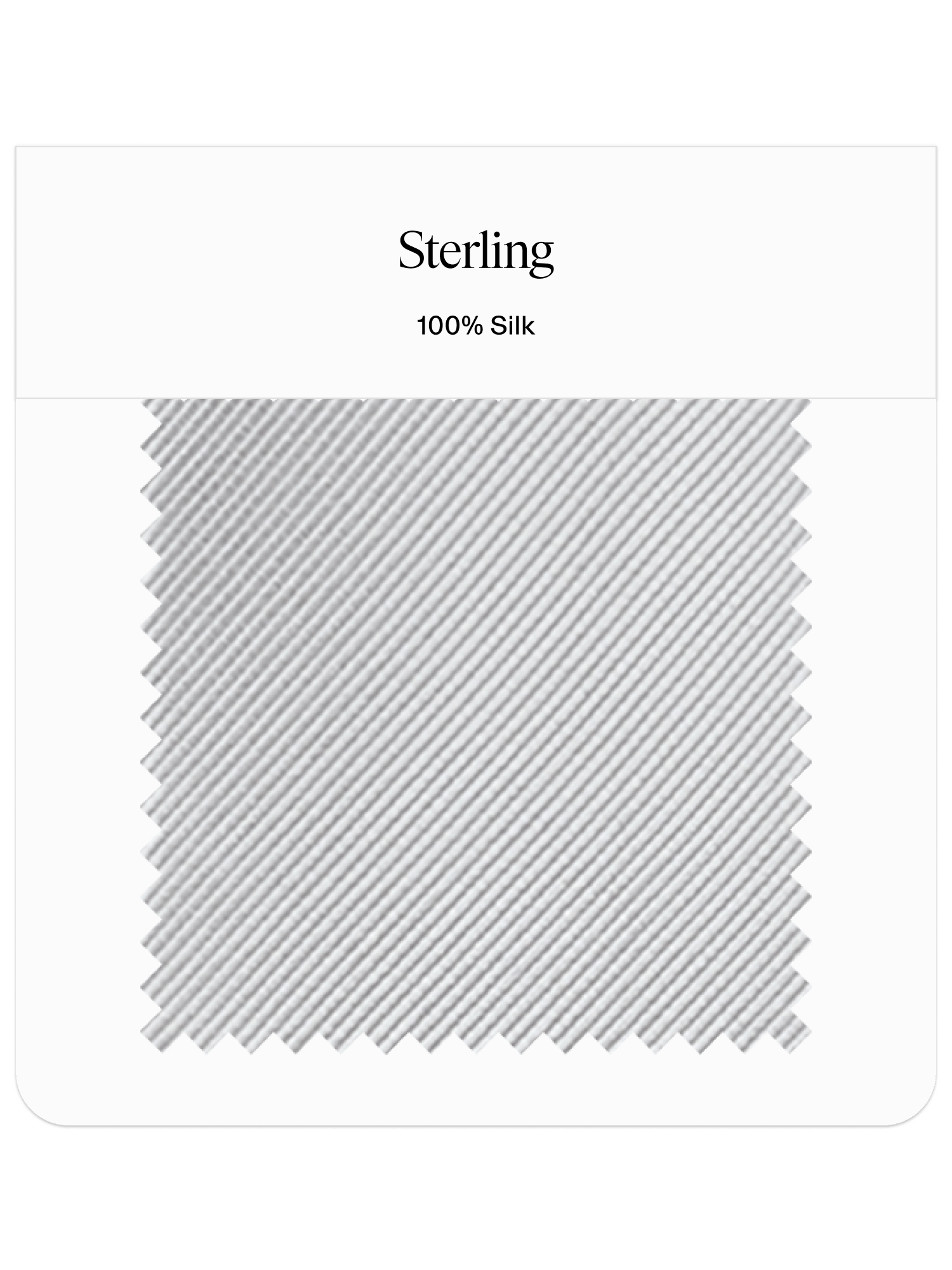 Sterling Neckwear Swatch - The Black Tux