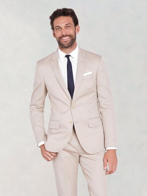 Tan Suit Home Try-On