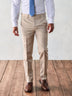 Tan Suit Pants - Classic