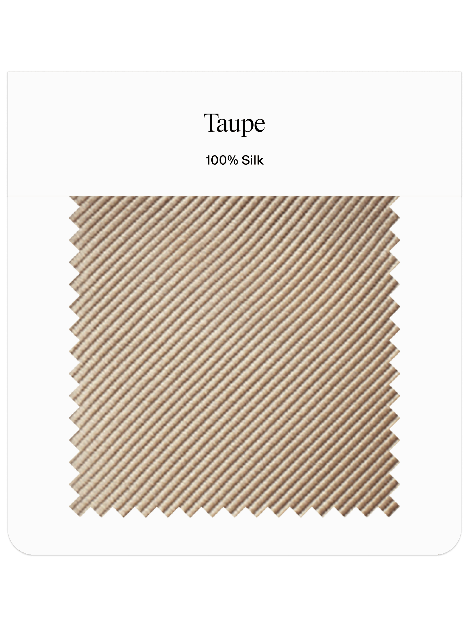 Taupe Neckwear Swatch - The Black Tux