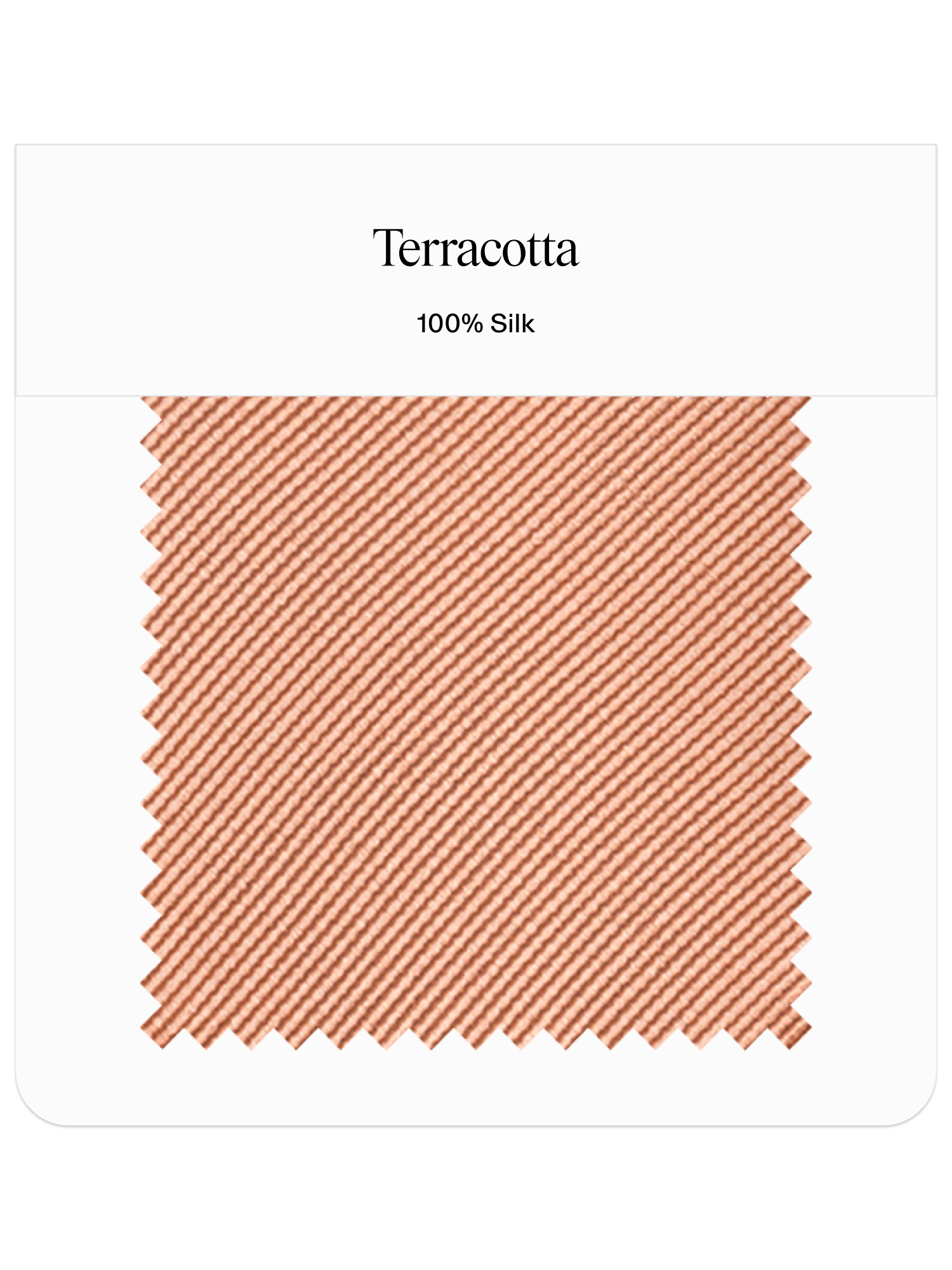 Terracotta Neckwear Swatch - The Black Tux